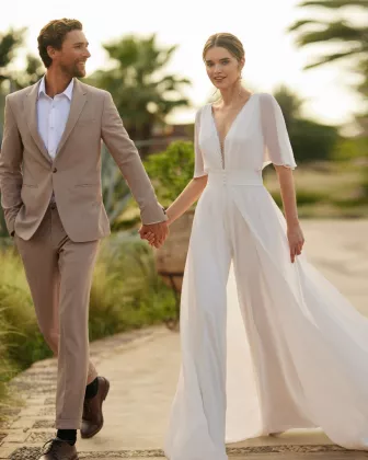 Abiti da sposa pantaloni deals